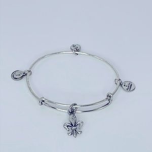 Alex and Ani Fleur de Lis Bracelet